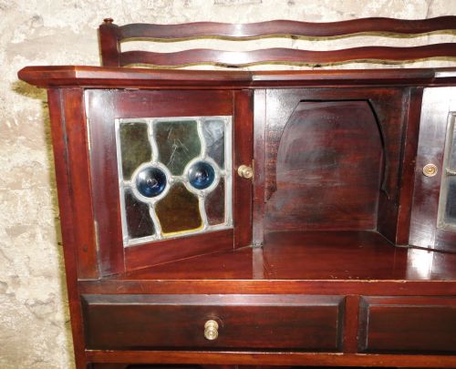 LIBERTY ARTS CRAFTS MAHOGANY WRITING DESK - ADDITIONAL PHOTO 5