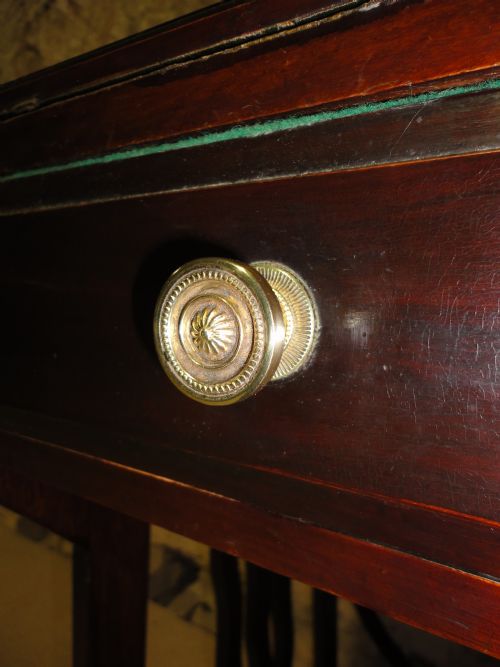LIBERTY ARTS CRAFTS MAHOGANY WRITING DESK - ADDITIONAL PHOTO 12