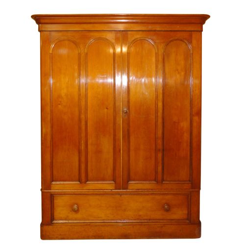 victorian original pine fitted wardrobe - CATEGORY: ANTIQUE WARDROBES - DATED 1800