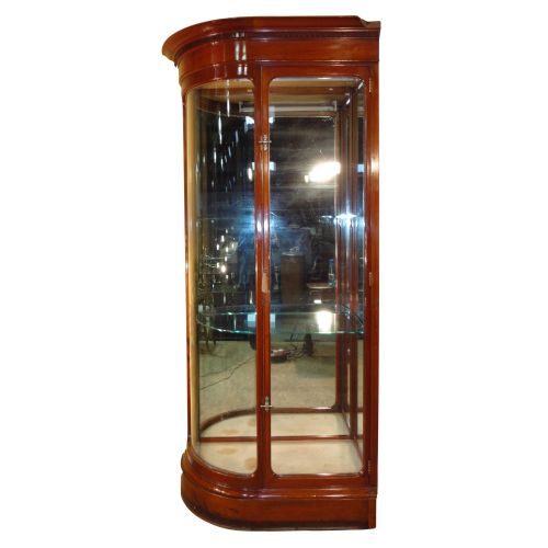victorian mahogany shop display cabinet - CATEGORY: ANTIQUE CABINETS - DATED VICTORIAN