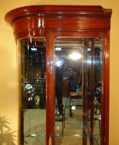 VICTORIAN MAHOGANY SHOP DISPLAY CABINET - ADDITIONAL PHOTO 4