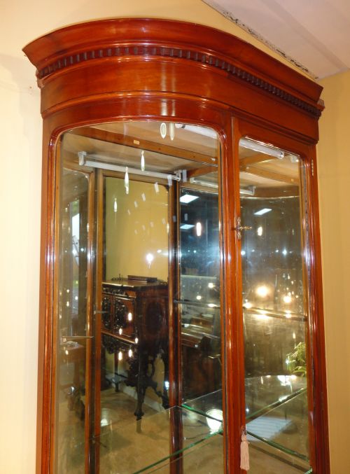 VICTORIAN MAHOGANY SHOP DISPLAY CABINET - ADDITIONAL PHOTO 6
