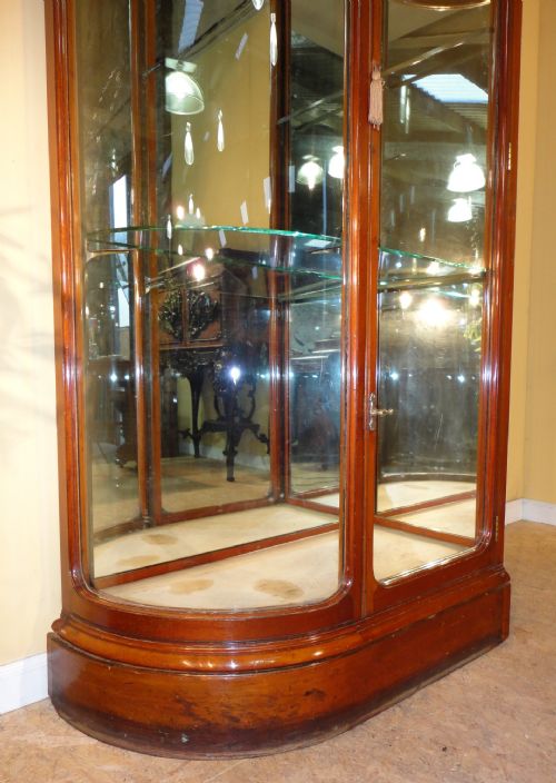 VICTORIAN MAHOGANY SHOP DISPLAY CABINET - ADDITIONAL PHOTO 7