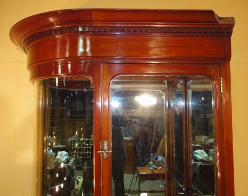 VICTORIAN MAHOGANY SHOP DISPLAY CABINET - ADDITIONAL PHOTO 9
