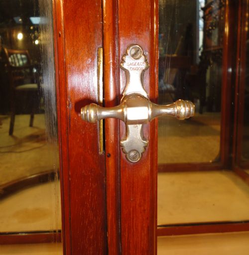 VICTORIAN MAHOGANY SHOP DISPLAY CABINET - ADDITIONAL PHOTO 11