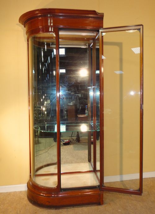 VICTORIAN MAHOGANY SHOP DISPLAY CABINET - ADDITIONAL PHOTO 12