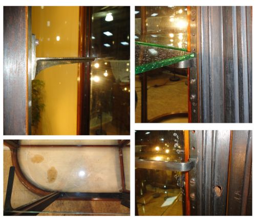 VICTORIAN MAHOGANY SHOP DISPLAY CABINET - ADDITIONAL PHOTO 13