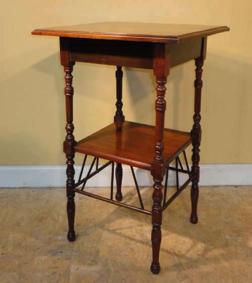 E W GODWIN STYLE AESTHETIC SQUARE SIDE TABLE - ADDITIONAL PHOTO 1
