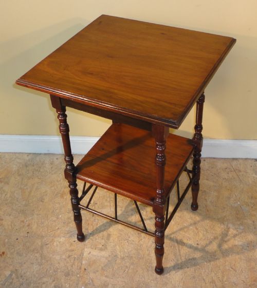 E W GODWIN STYLE AESTHETIC SQUARE SIDE TABLE - ADDITIONAL PHOTO 2
