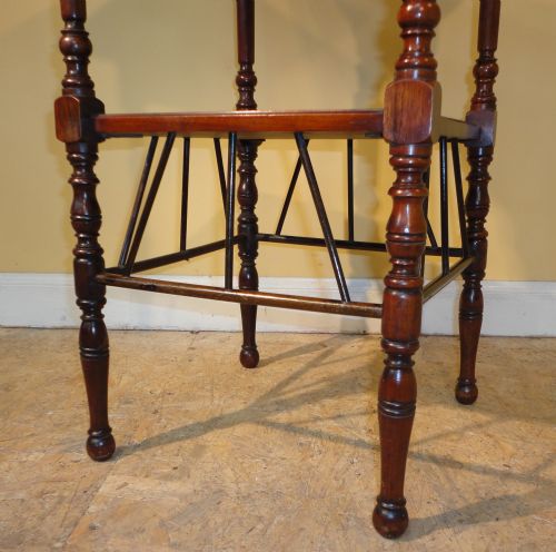 E W GODWIN STYLE AESTHETIC SQUARE SIDE TABLE - ADDITIONAL PHOTO 4