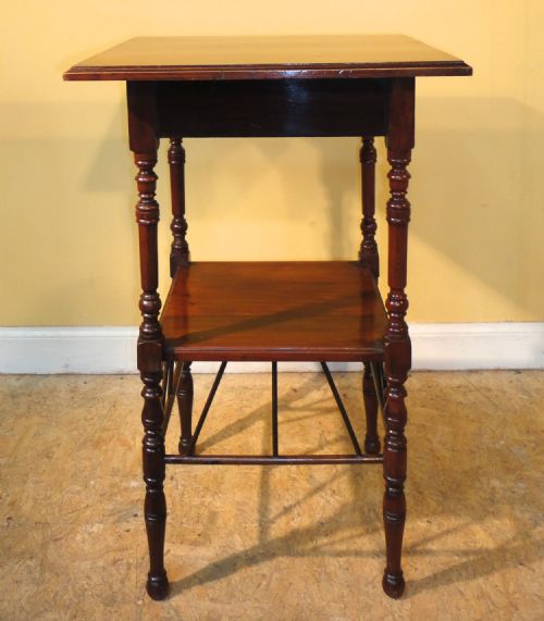E W GODWIN STYLE AESTHETIC SQUARE SIDE TABLE - ADDITIONAL PHOTO 5