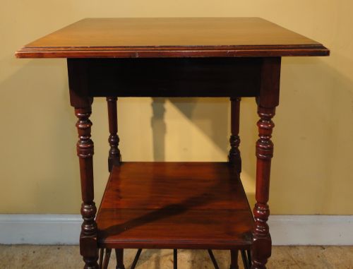E W GODWIN STYLE AESTHETIC SQUARE SIDE TABLE - ADDITIONAL PHOTO 6