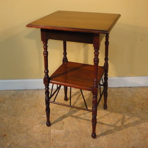 E W GODWIN STYLE AESTHETIC SQUARE SIDE TABLE - ADDITIONAL PHOTO 12