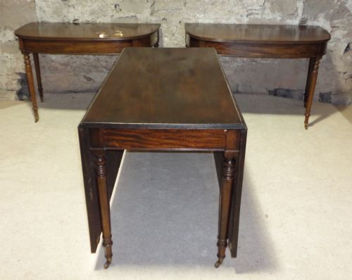 REGENCY CUBAN MAHOGANY EXTENDING DINING TABLE - ADDITIONAL PHOTO 5