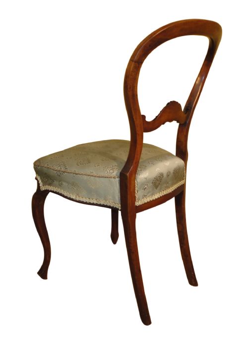 SET OF SIX ANTIQUE VICTORIAN BALLOON BACK DINING CHAIRS BY CHARLES ROODHOUSE 6 - ADDITIONAL PHOTO 3