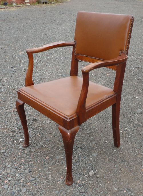 SET OF 10 WALNUT DINING CHAIRS C1930S - ADDITIONAL PHOTO 3