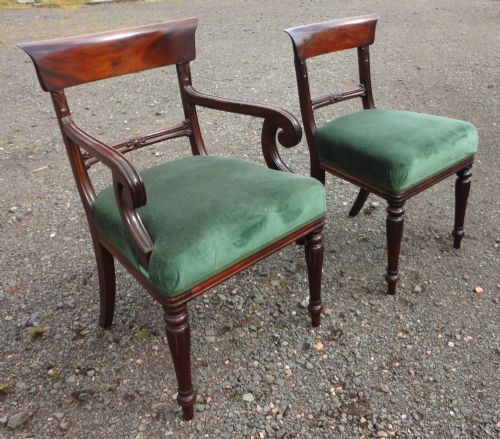 SET OF 10 ANTIQUE BAR BACK DINING CHAIRS - ADDITIONAL PHOTO 3