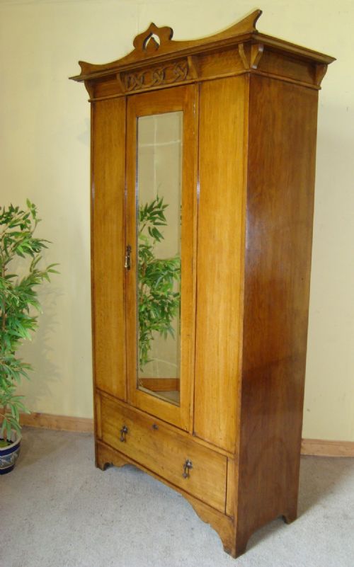 ARTS CRAFTS SCOTTISH OAK BEDROOM SUITE - ADDITIONAL PHOTO 2
