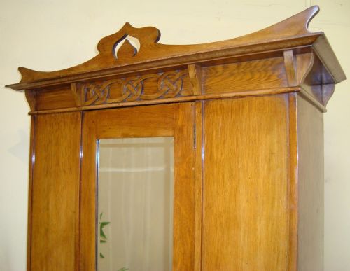 ARTS CRAFTS SCOTTISH OAK BEDROOM SUITE - ADDITIONAL PHOTO 3
