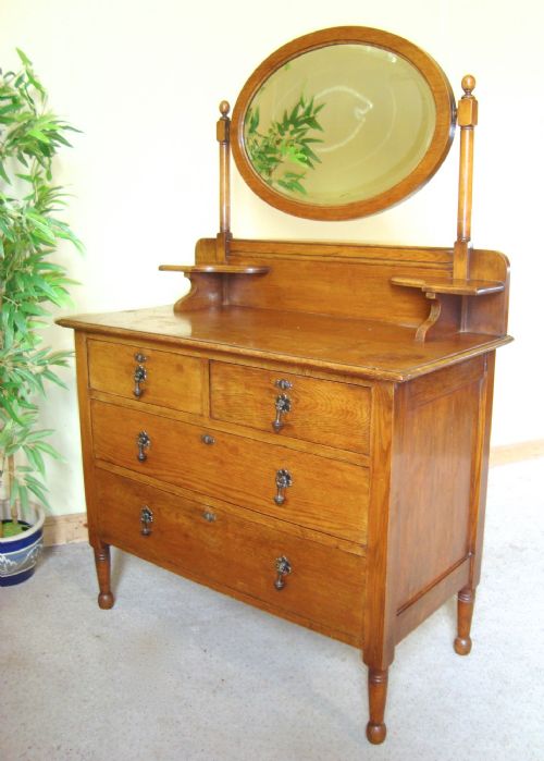 ARTS CRAFTS SCOTTISH OAK BEDROOM SUITE - ADDITIONAL PHOTO 7