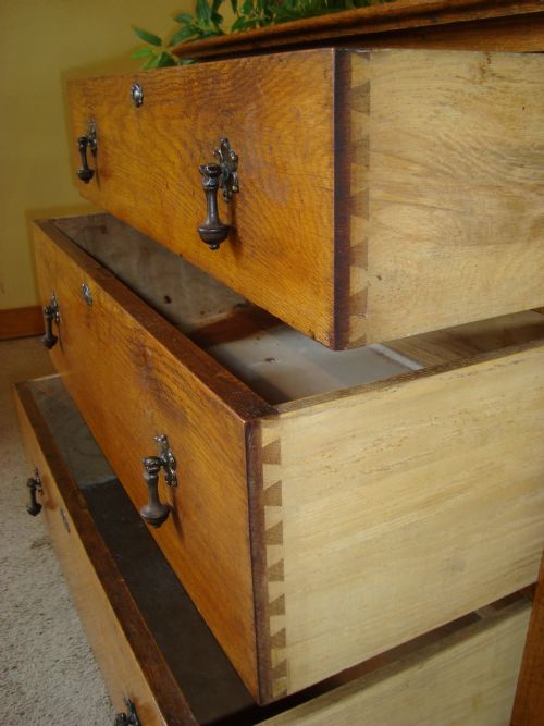ARTS CRAFTS SCOTTISH OAK BEDROOM SUITE - ADDITIONAL PHOTO 14