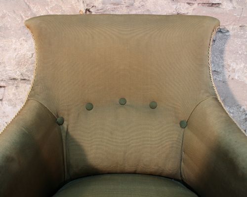 REGENCY ROSEWOOD LIBRARY ARMCHAIR - ADDITIONAL PHOTO 9