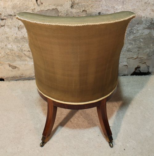 REGENCY ROSEWOOD LIBRARY ARMCHAIR - ADDITIONAL PHOTO 13
