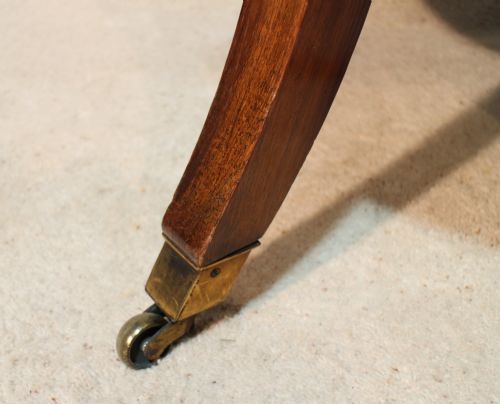 REGENCY ROSEWOOD LIBRARY ARMCHAIR - ADDITIONAL PHOTO 14