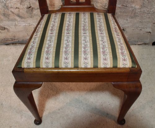 SET OF 10 ANTIQUE GEORGIAN CHIPPENDALE STYLE DINING CHAIRS C1900 - ADDITIONAL PHOTO 9