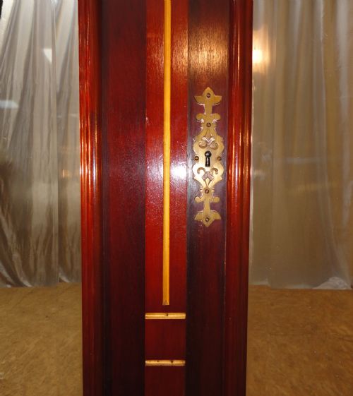 VICTORIAN GOTHIC MAHOGANY GILT WARDROBE - ADDITIONAL PHOTO 8