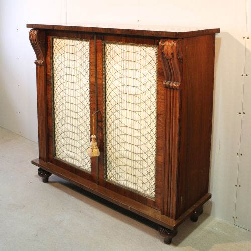 REGENCY ROSEWOOD SIDE CABINET - ADDITIONAL PHOTO 1