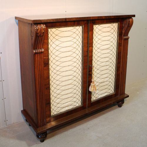 REGENCY ROSEWOOD SIDE CABINET - ADDITIONAL PHOTO 2