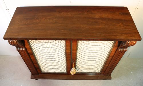 REGENCY ROSEWOOD SIDE CABINET - ADDITIONAL PHOTO 3
