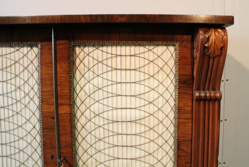 REGENCY ROSEWOOD SIDE CABINET - ADDITIONAL PHOTO 5