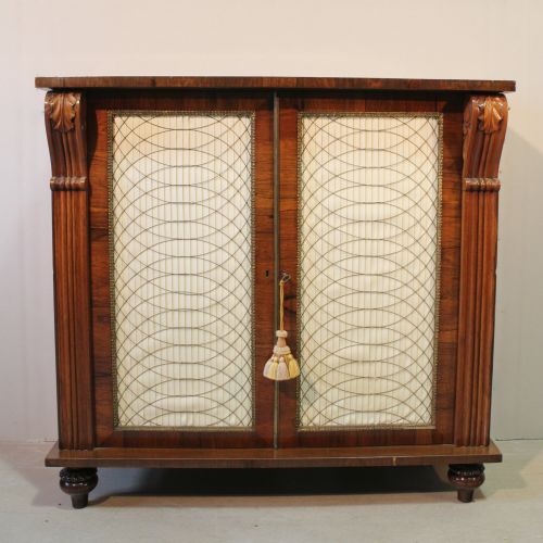 REGENCY ROSEWOOD SIDE CABINET - ADDITIONAL PHOTO 10