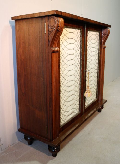 REGENCY ROSEWOOD SIDE CABINET - ADDITIONAL PHOTO 11