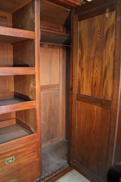 ARTS CRAFTS AESTHETIC OAK INLAID WARDROBE CHARLES BEVAN STYLE - ADDITIONAL PHOTO 14
