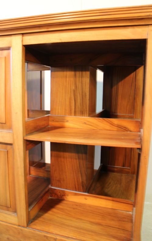 VICTORIAN WALNUT REVOLVING BOOKCASE - ADDITIONAL PHOTO 6