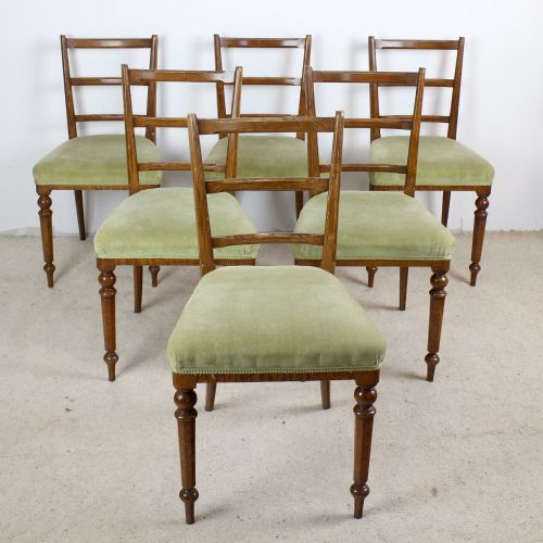 set of 6 victorian pollard oak dining chairs - CATEGORY: ANTIQUE CHAIRS - DATED VICTORIAN