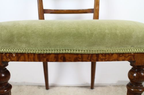 SET OF 6 VICTORIAN POLLARD OAK DINING CHAIRS - ADDITIONAL PHOTO 4