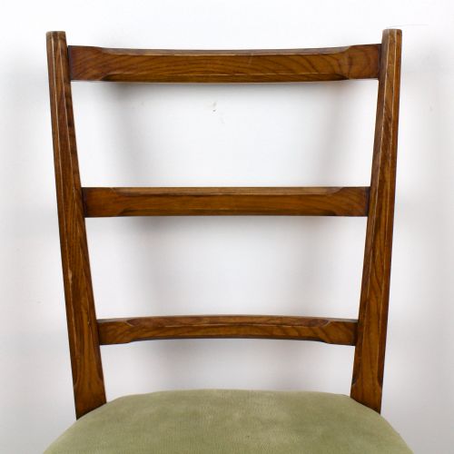 SET OF 6 VICTORIAN POLLARD OAK DINING CHAIRS - ADDITIONAL PHOTO 10
