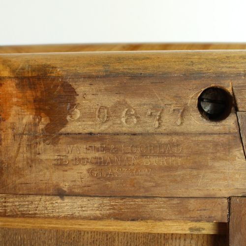 VICTORIAN SATIN WALNUT LIBRARY TABLE BY WYLIE LOCHHEAD - ADDITIONAL PHOTO 14