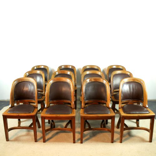 set of 12 victorian walnut bow back dining chairs - CATEGORY: ANTIQUE CHAIRS - DATED 1870