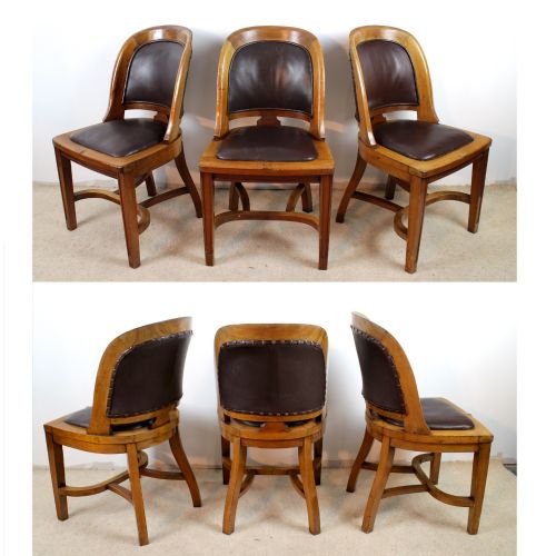SET OF 12 VICTORIAN WALNUT BOW BACK DINING CHAIRS - ADDITIONAL PHOTO 1