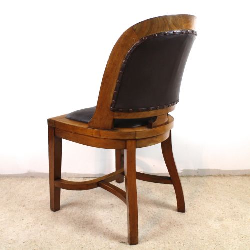 SET OF 12 VICTORIAN WALNUT BOW BACK DINING CHAIRS - ADDITIONAL PHOTO 10
