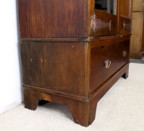 ARTS CRAFTS OAK WARDROBE BY MAPLE CO - ADDITIONAL PHOTO 12