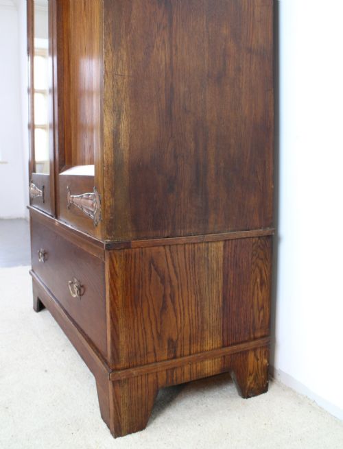 ARTS CRAFTS OAK WARDROBE BY MAPLE CO - ADDITIONAL PHOTO 14