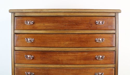 VICTORIAN OAK WELLINGTON STYLE COLLECTORS CHEST - ADDITIONAL PHOTO 2
