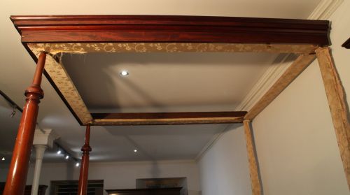 6FT WILLIAM IV MAHOGANY FOUR POSTER BED - ADDITIONAL PHOTO 9