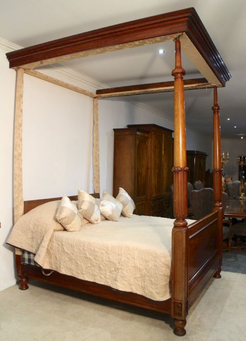 6FT WILLIAM IV MAHOGANY FOUR POSTER BED - ADDITIONAL PHOTO 13